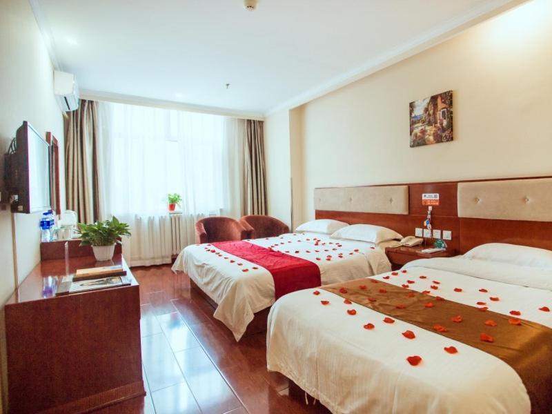 Greentree Inn Hebei Zhangjiakou Zhangbei Caoyuantian Rd Zhangku Avenue Express Hotel المظهر الخارجي الصورة