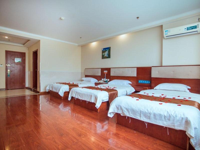Greentree Inn Hebei Zhangjiakou Zhangbei Caoyuantian Rd Zhangku Avenue Express Hotel المظهر الخارجي الصورة