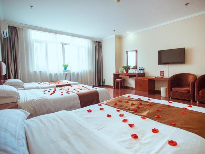 Greentree Inn Hebei Zhangjiakou Zhangbei Caoyuantian Rd Zhangku Avenue Express Hotel المظهر الخارجي الصورة