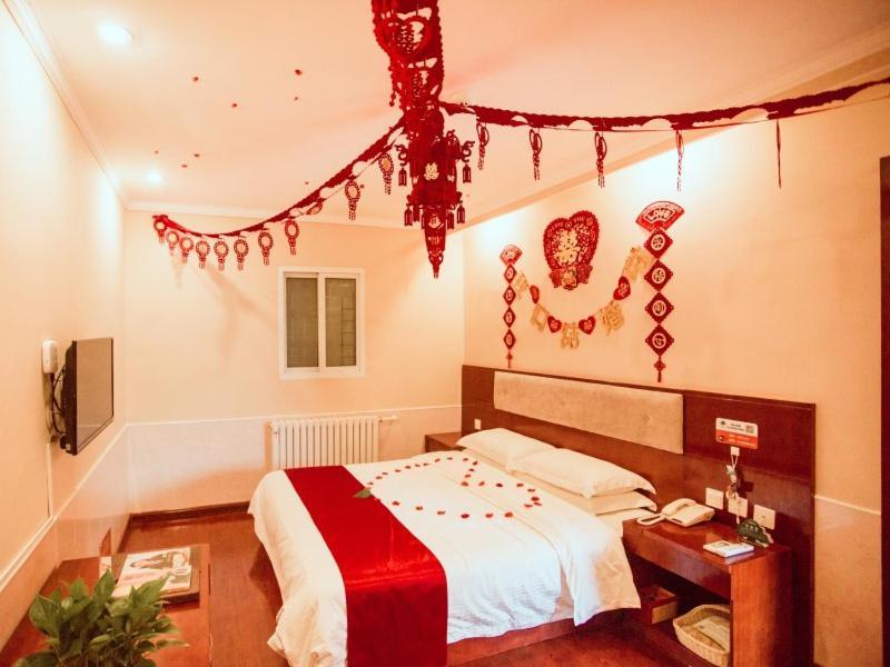 Greentree Inn Hebei Zhangjiakou Zhangbei Caoyuantian Rd Zhangku Avenue Express Hotel المظهر الخارجي الصورة